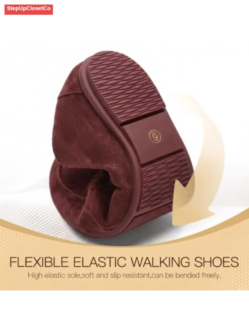 Velvet Bow Ballet Flats Mary Jane Slip-On Memory Foam Foldable Flats